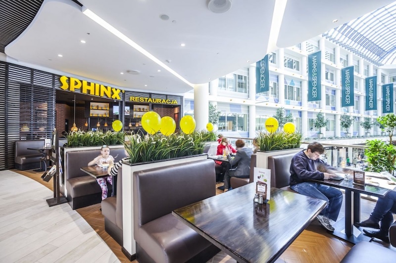 Lokal restauracji Sphinx w Blue City